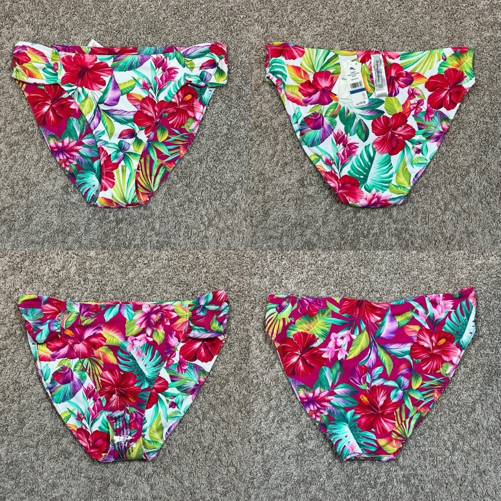 Tommy Bahama Island Cays Fiesta Reversible Hipster Bikini Bottom XL Floral